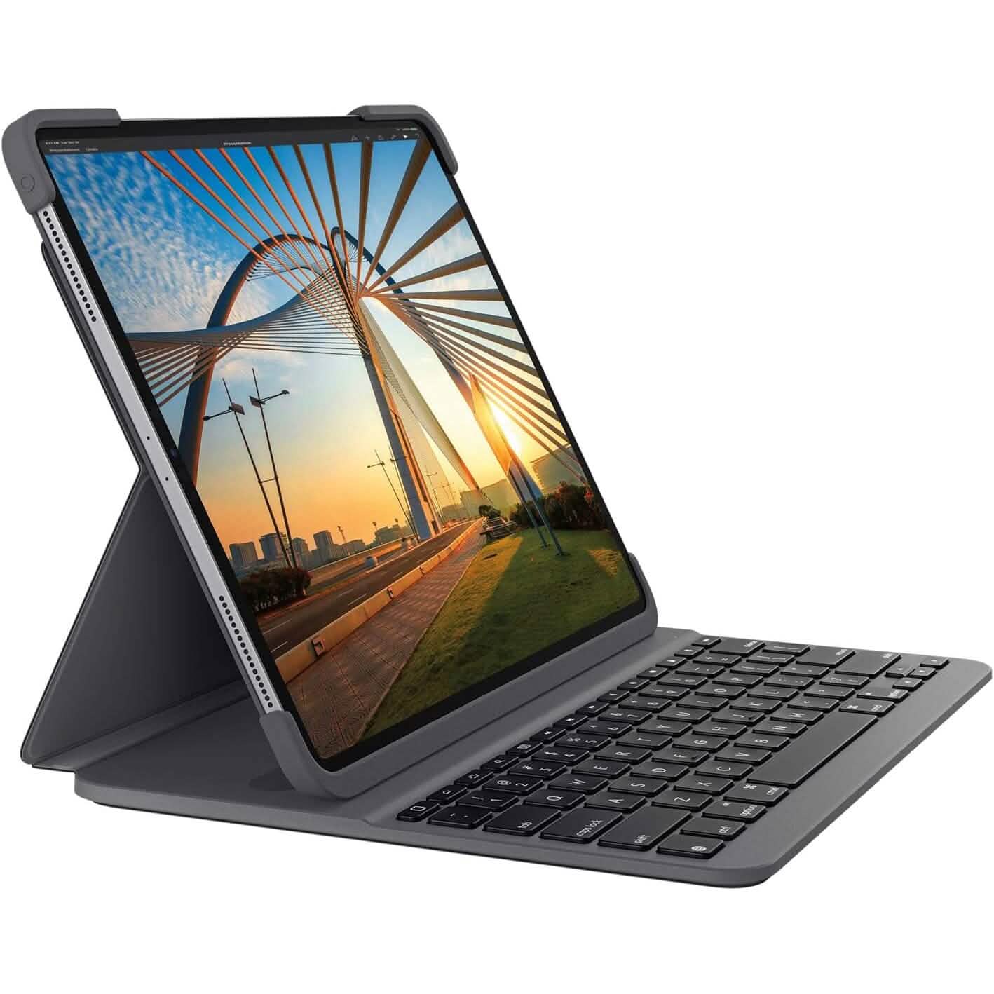 ロジクール Slim Folio Pro バックライト付き Bluetooth キーボードケース iPad Pro 11インチ（第1、2、3、4世代 - 2018、2020、2021、2022）用（リファービッシュ品）