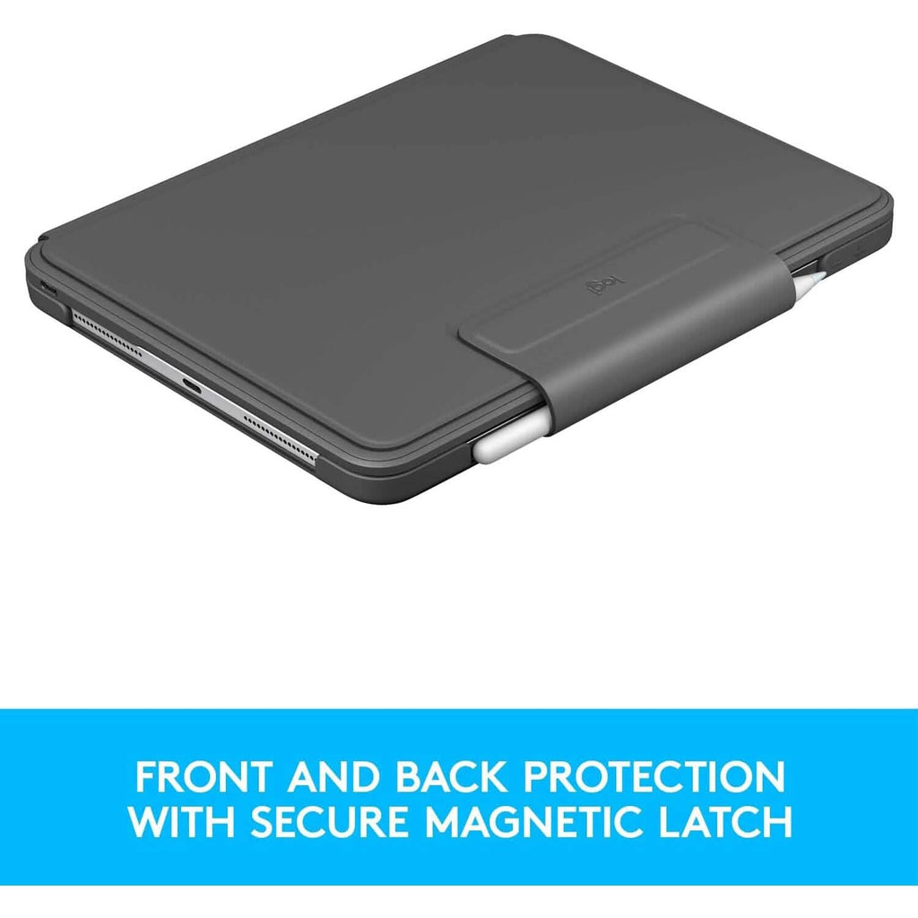 ロジクール Slim Folio Pro バックライト付き Bluetooth キーボードケース iPad Pro 11インチ（第1、2、3、4世代 - 2018、2020、2021、2022）用（リファービッシュ品）