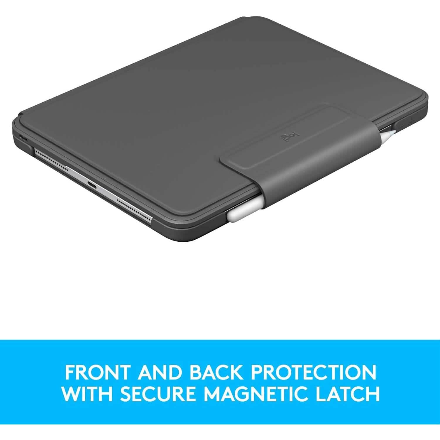 ロジクール Slim Folio Pro バックライト付き Bluetooth キーボードケース iPad Pro 11インチ（第1、2、3、4世代 - 2018、2020、2021、2022）用（リファービッシュ品）