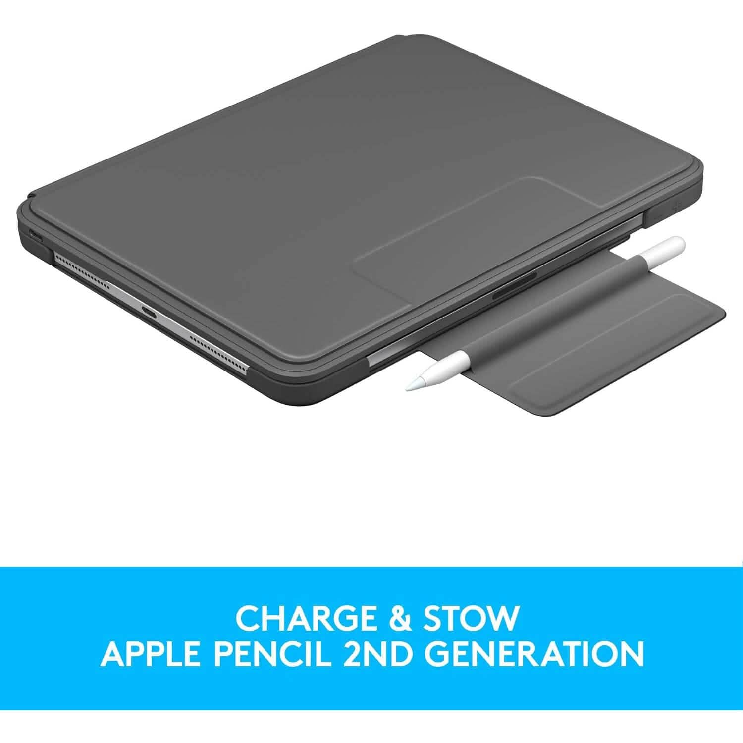ロジクール Slim Folio Pro バックライト付き Bluetooth キーボードケース iPad Pro 11インチ（第1、2、3、4世代 - 2018、2020、2021、2022）用（リファービッシュ品）