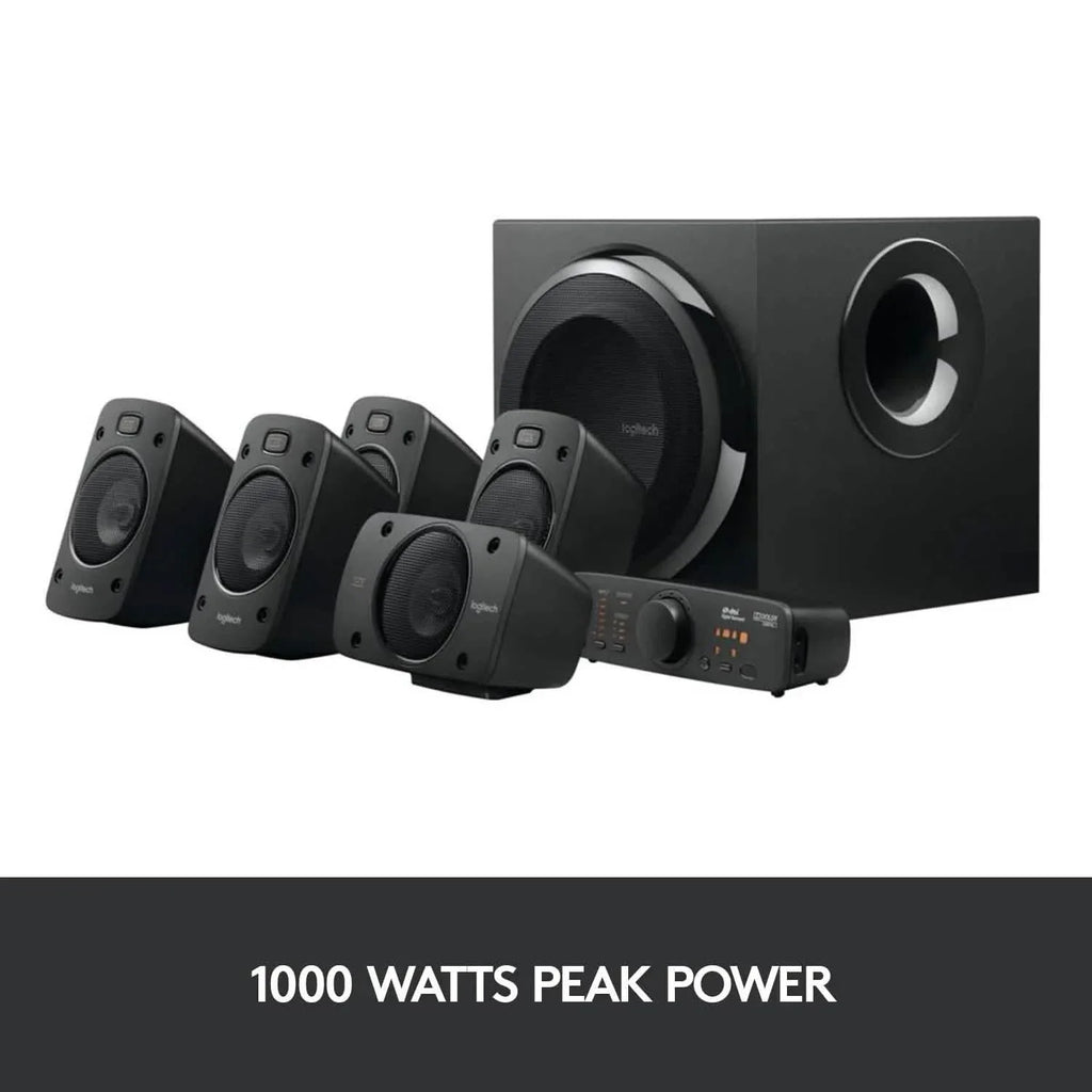 Logitech Z906 5.1サラウンドサウンドスピーカーシステム - THX、Dolby Digital、DTS Digital認定 (リファービッシュ品)