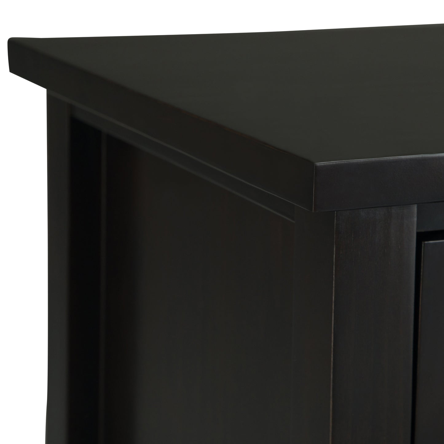 Warm Shaker Solid Wood 24 Inch Wide Transitional Nightstand in Hickory
