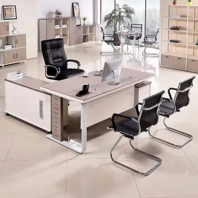 Vesper · Executive Desk w/ Mobile Storage