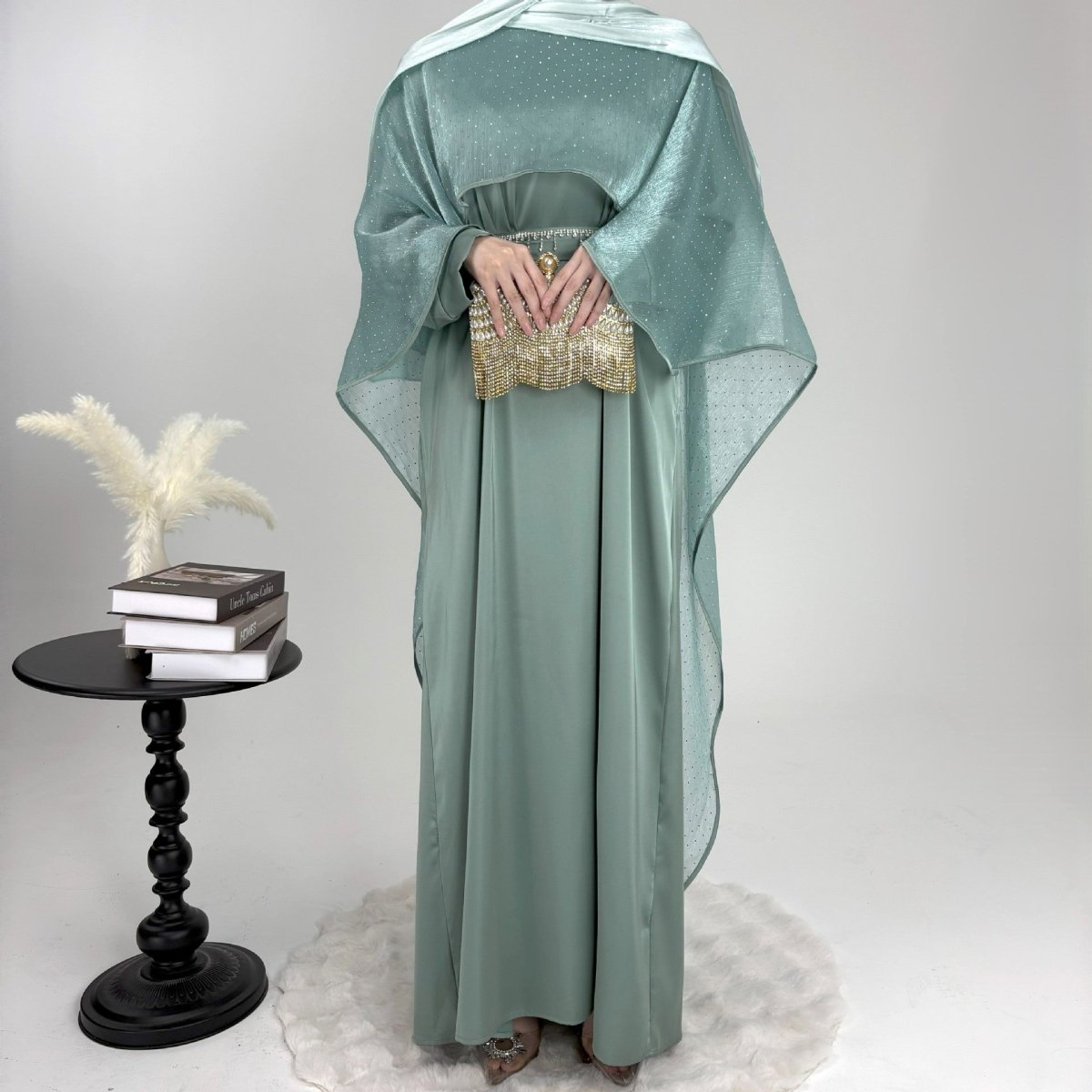 Luminous Modest Robe Collection | Elegant Cloak Suit Dresses (MA252)
