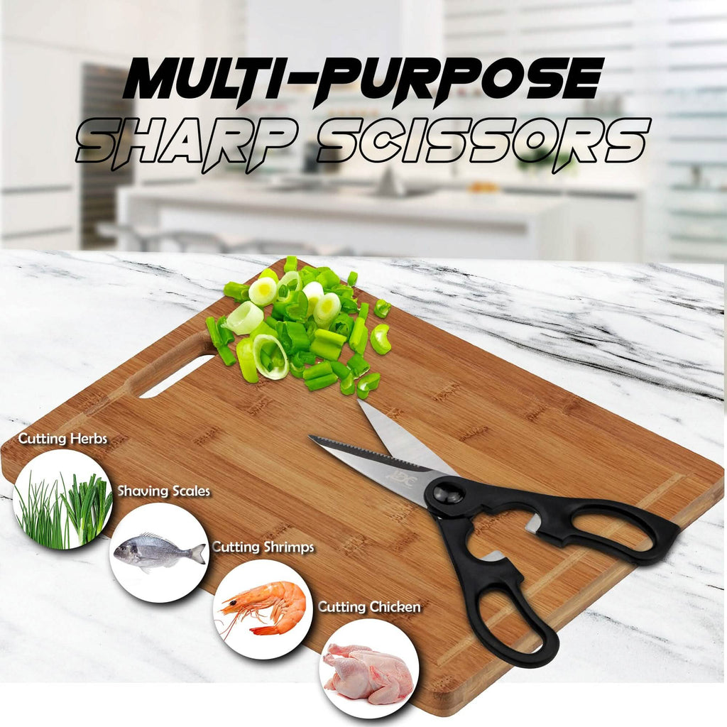 Lux Decor Collection Ensemble de couteaux de cuisine Couteaux en acier inoxydable ultra tranchants