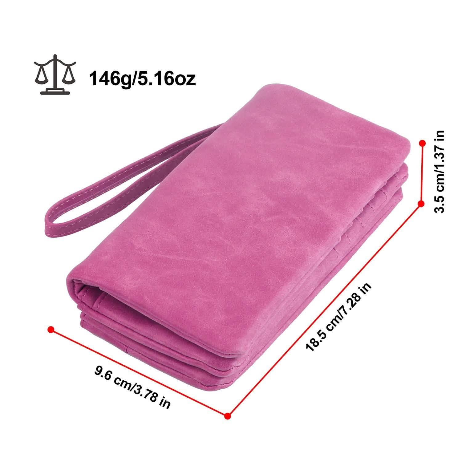 Luxury Women's Leather Clutch Wallet