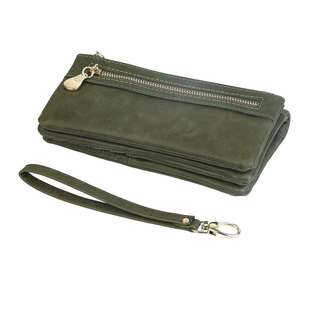 Luxury Women's Leather Clutch Wallet