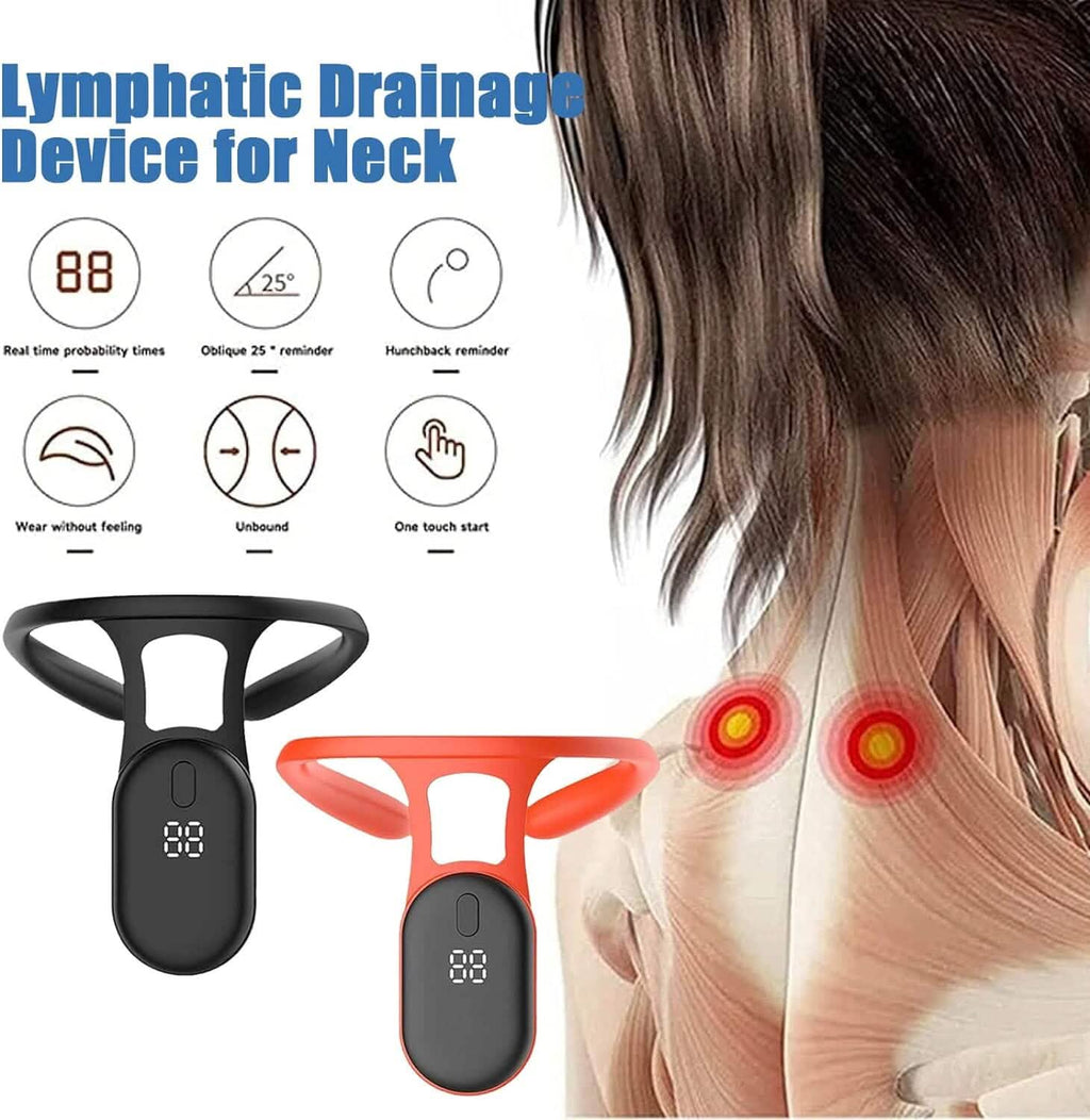 Appareil de drainage lymphatique pour le cou