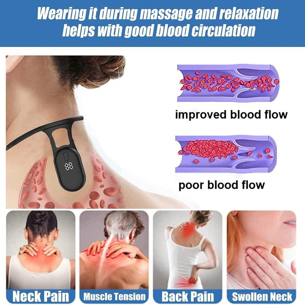Appareil de drainage lymphatique pour le cou