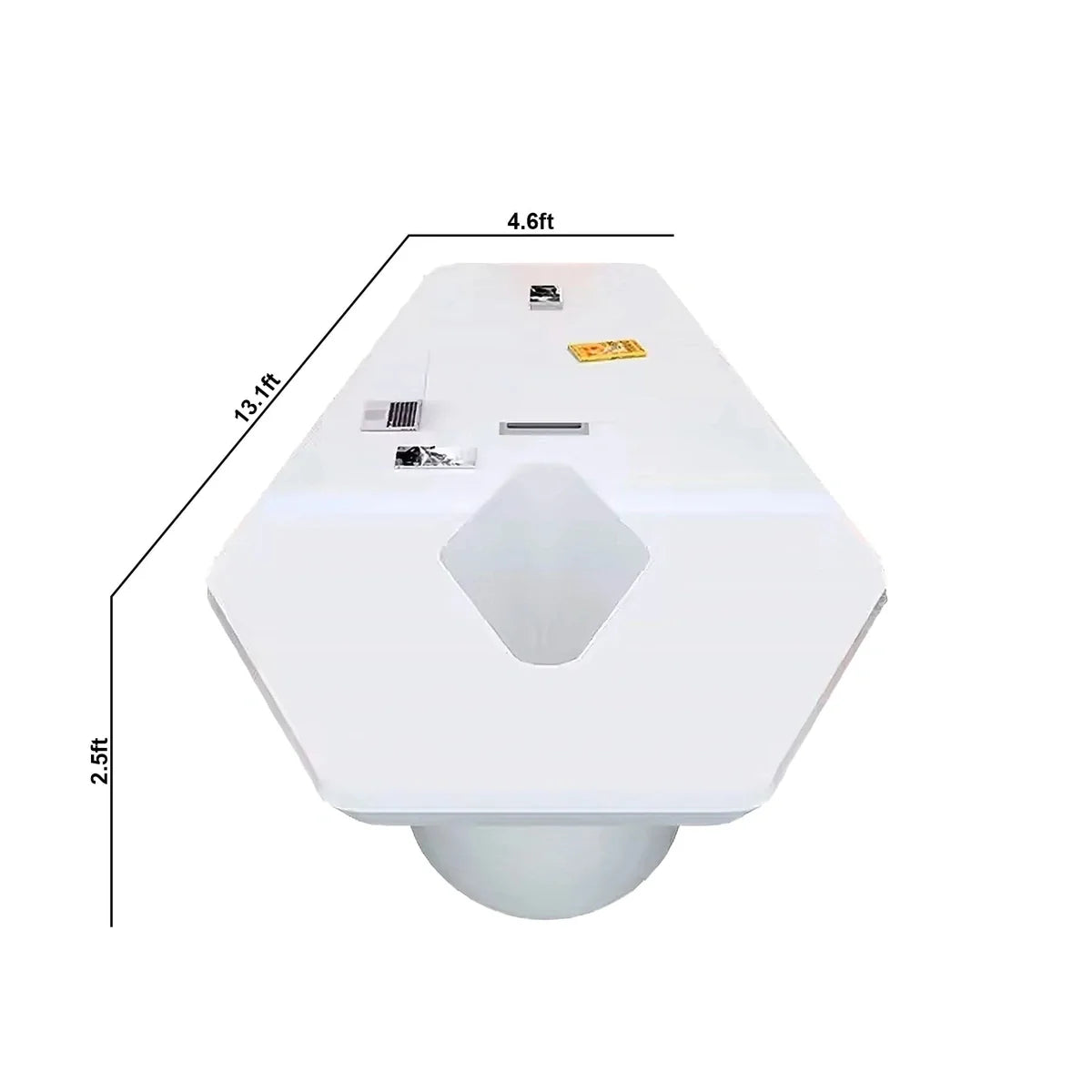 Vertix · Conference Room Table, Tapered Hexagon