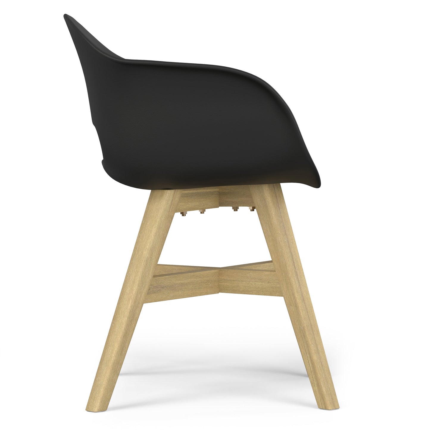 Kona Outdoor Dining Chair in Plastic (Set of 2)