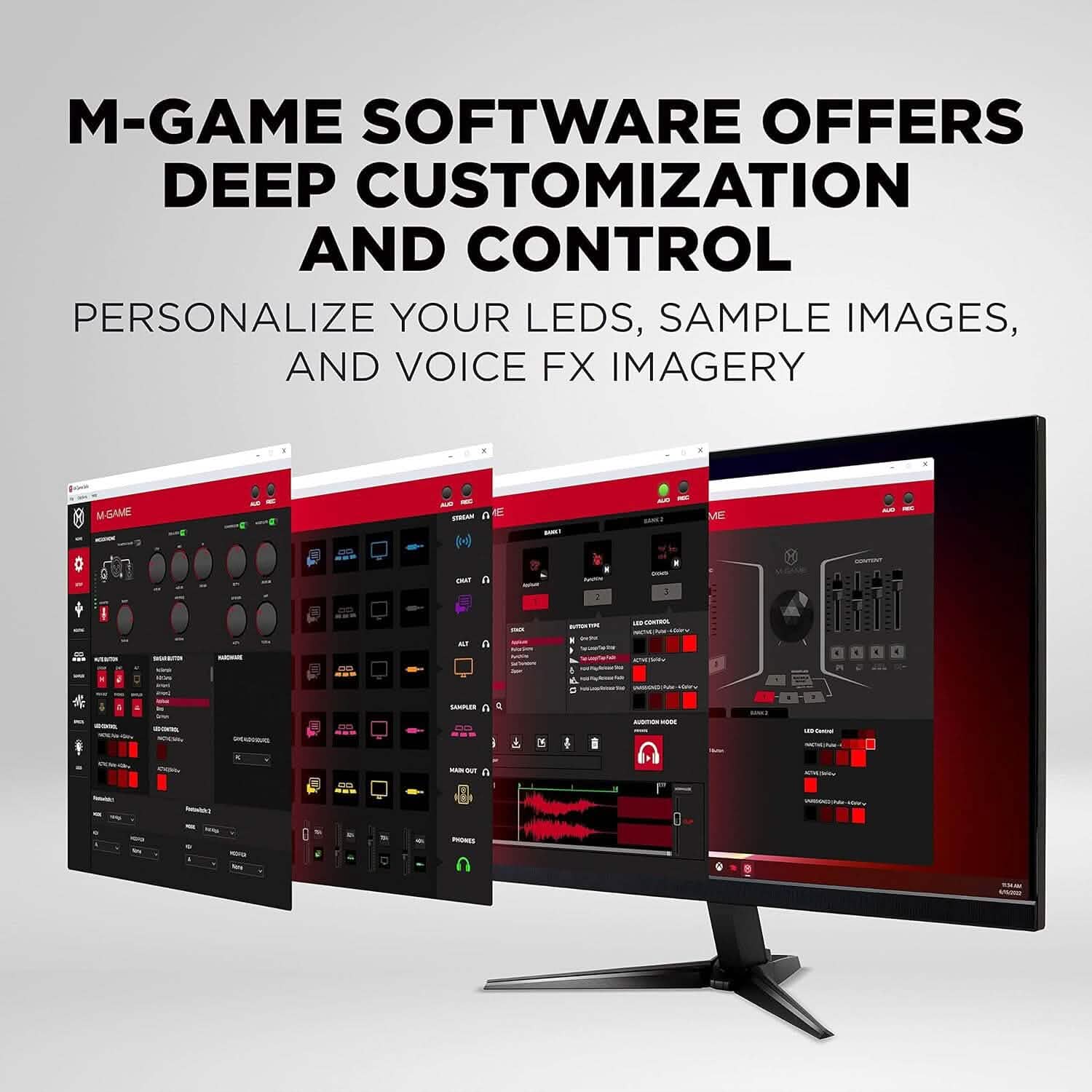 Interface audio USB et mixeur M-Game Solo pour le streaming et le gaming (Reconditionné)