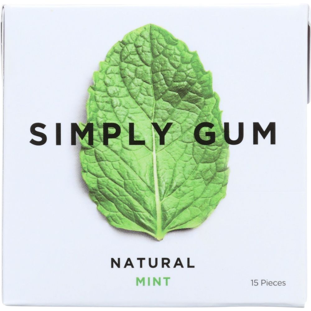 SIMPLY: Peppermint Gum, 15 pc