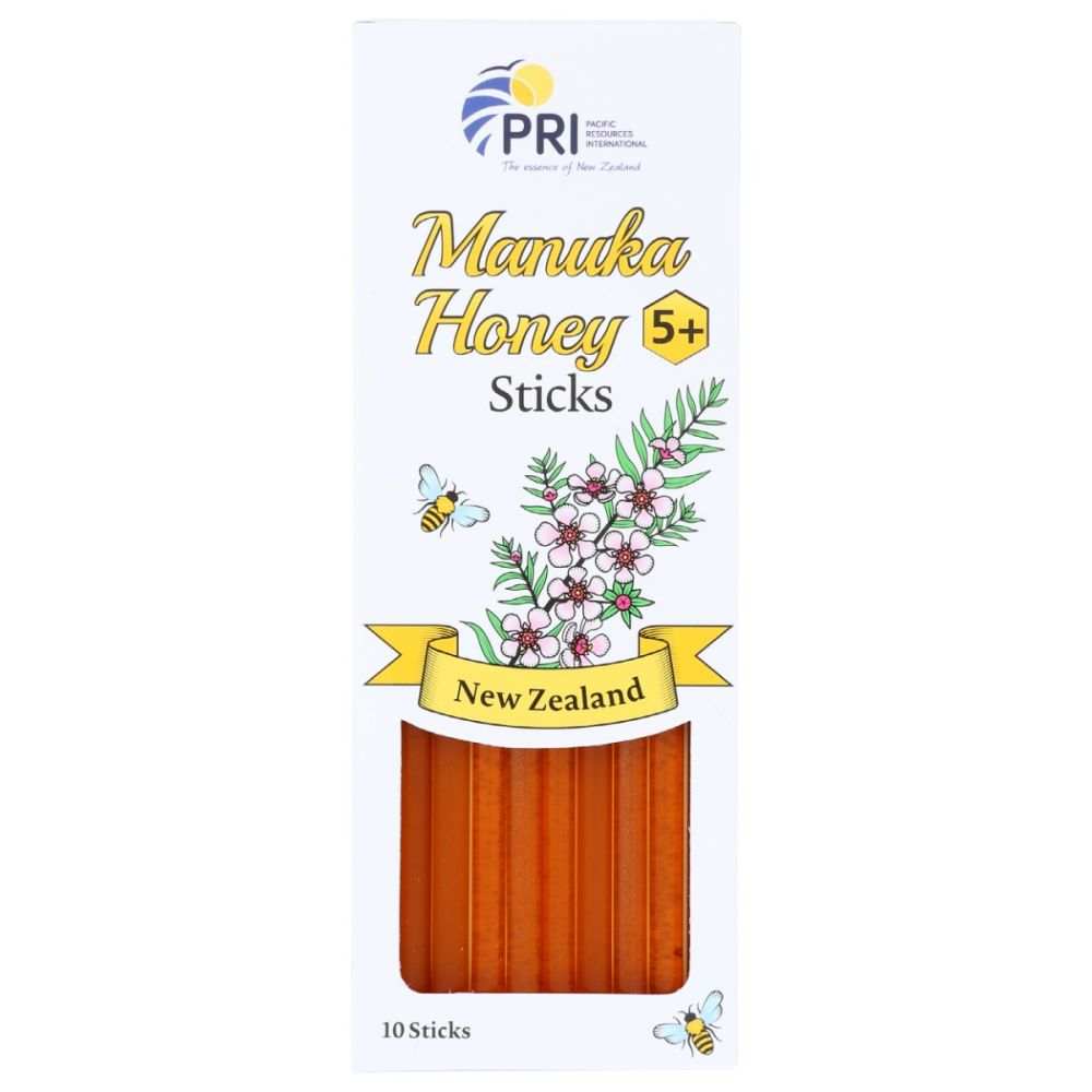 PRI: Manuka Honey Sticks, 10 pk