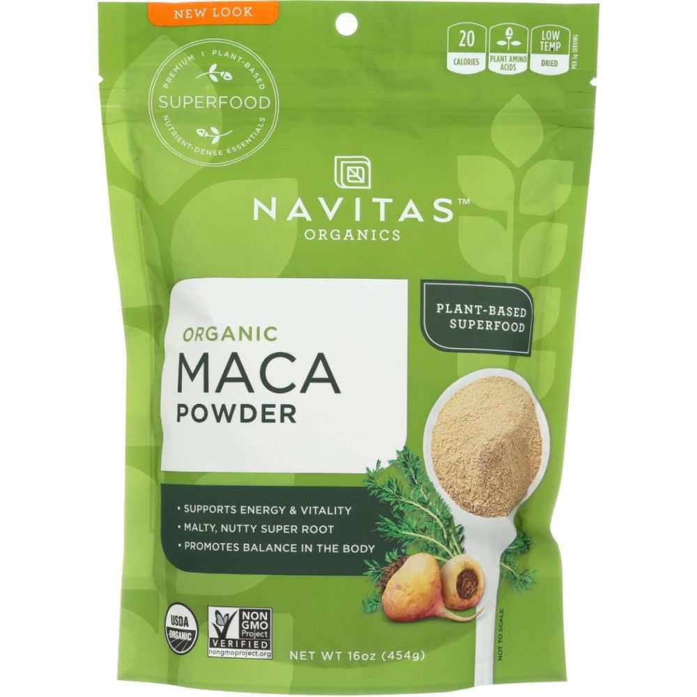 NAVITAS  Organic Maca Powder, 16 oz