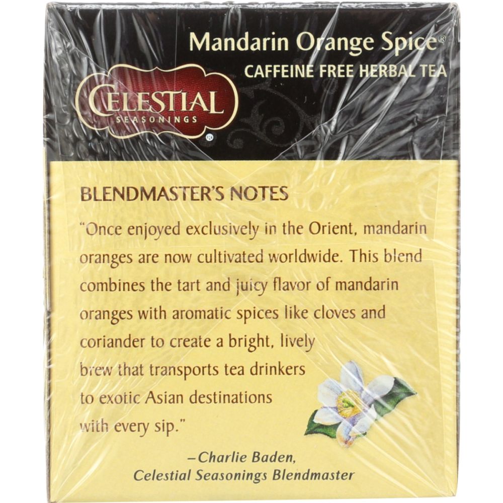 CELESTIAL SEASONINGS: Mandarin Orange Spice Herbal Tea, 20 bg