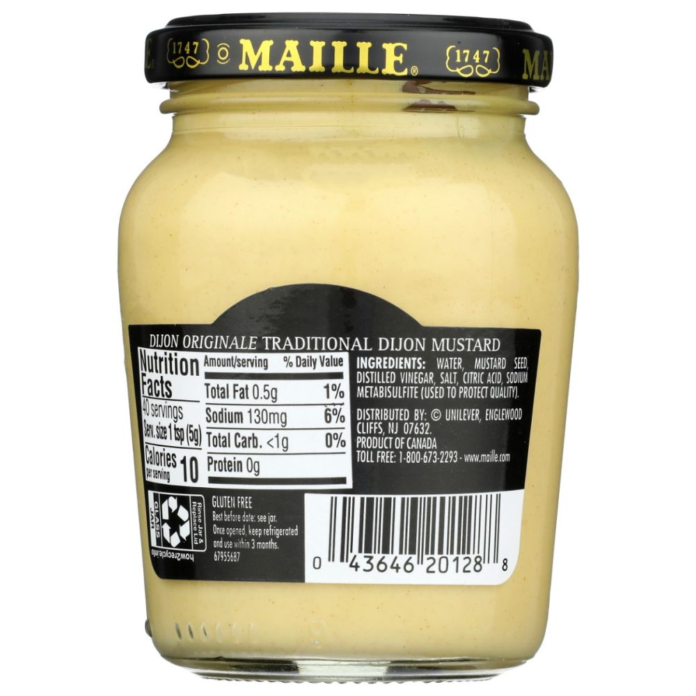 MAILLE: Dijon Original Mustard, 7.5 oz