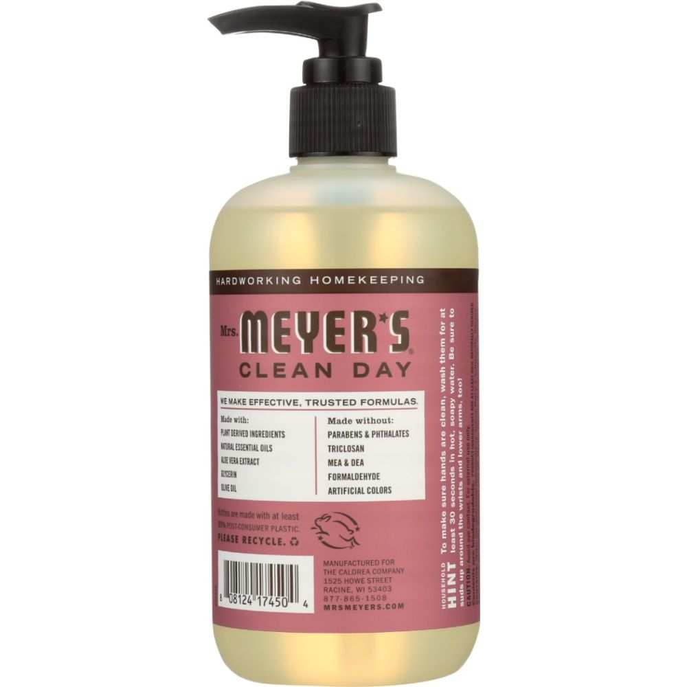 Mrs. Meyer’s Clean Day: Rosemary Liquid Hand Soap -12.5oz |Fresh Hands