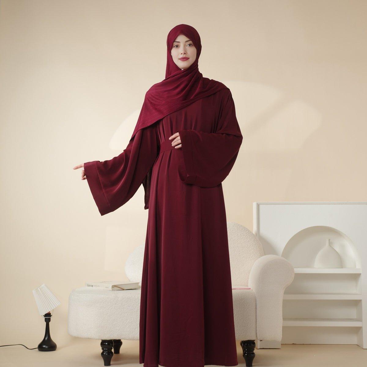 Soft Nidha Plain Abaya (MA005)