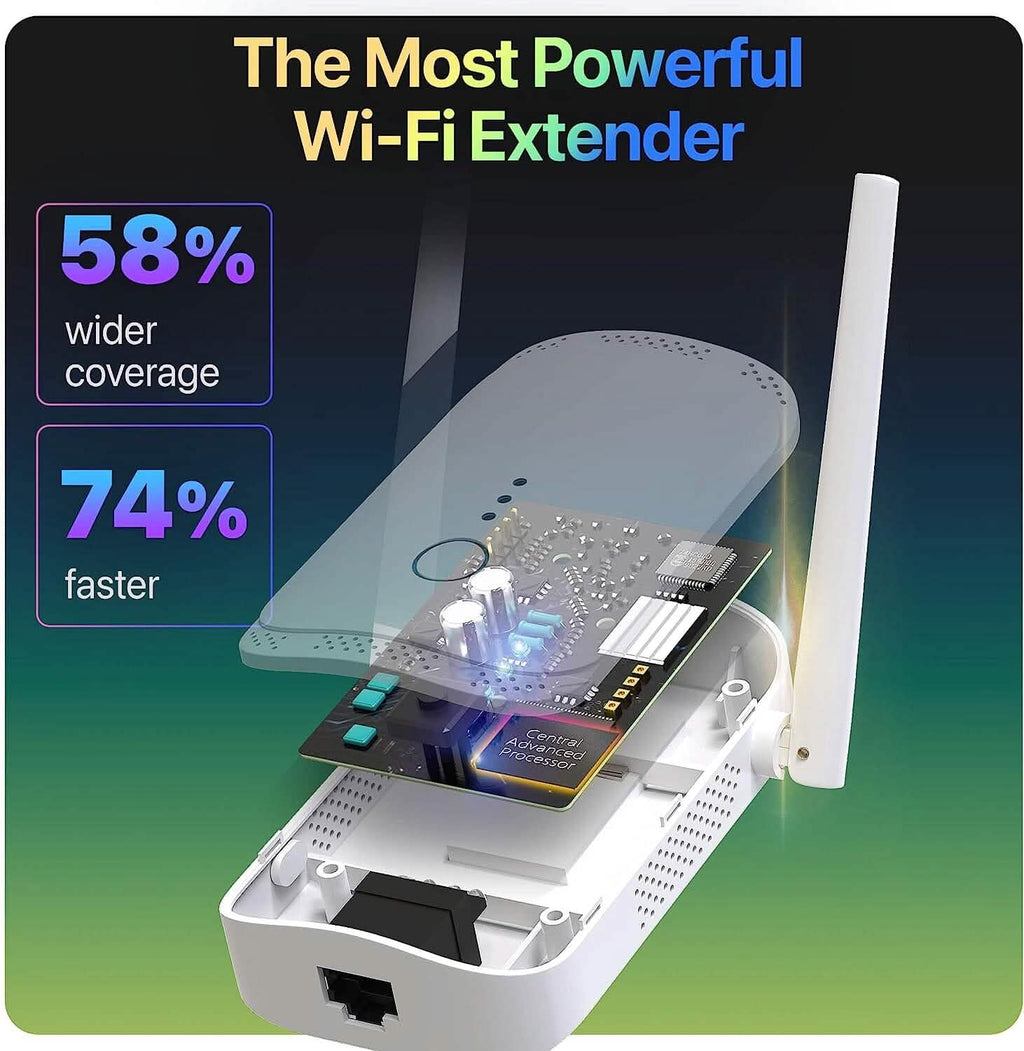 Macard WiFi Extender Booster - 2023 Release Up to 74% Faster  (Refurbished)