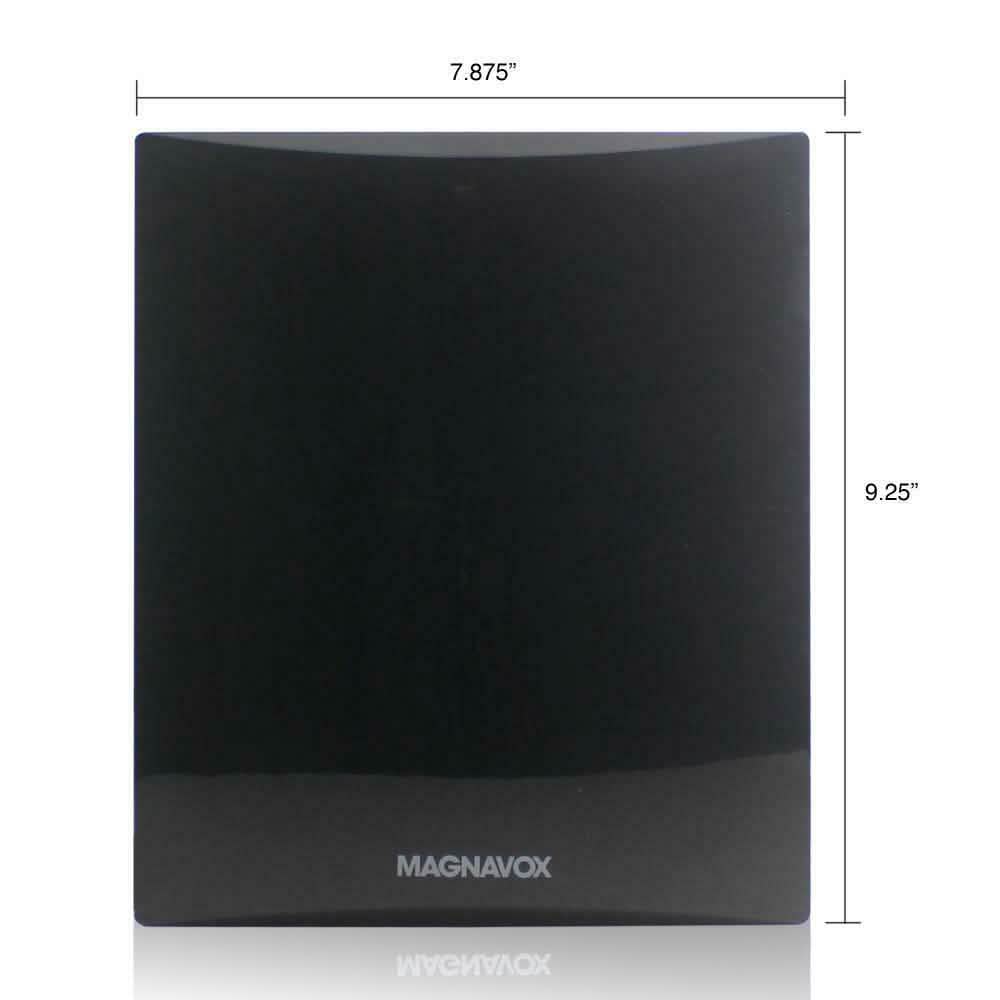 Antenne plate d'intérieur amplifiée Magnavox HDTV
