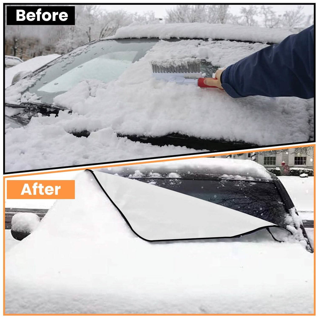 Magnetic Car Windshield Cover Front Rear Protector Fit for All Cars