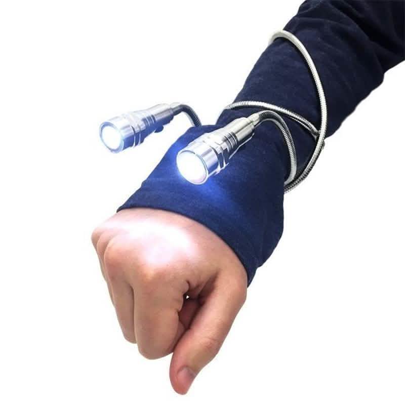 Magnetic LED Pocket Handheld Flashlight with Flexible Neck