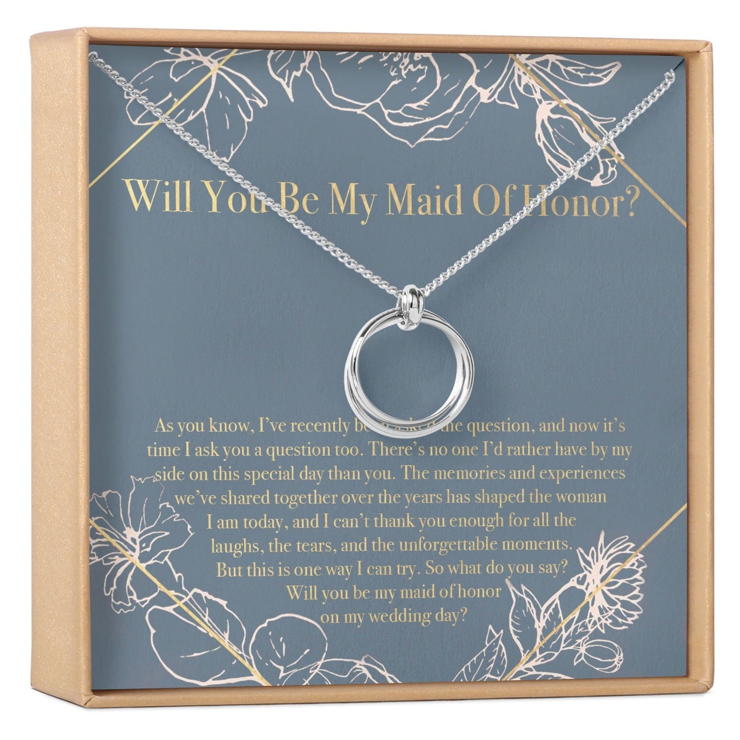 Maid of Honor Necklace, Multiple Styles