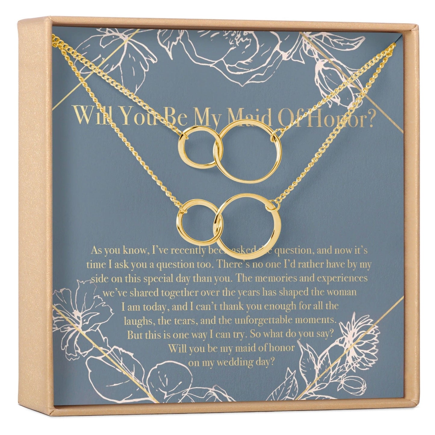 Maid of Honor Necklace, Multiple Styles