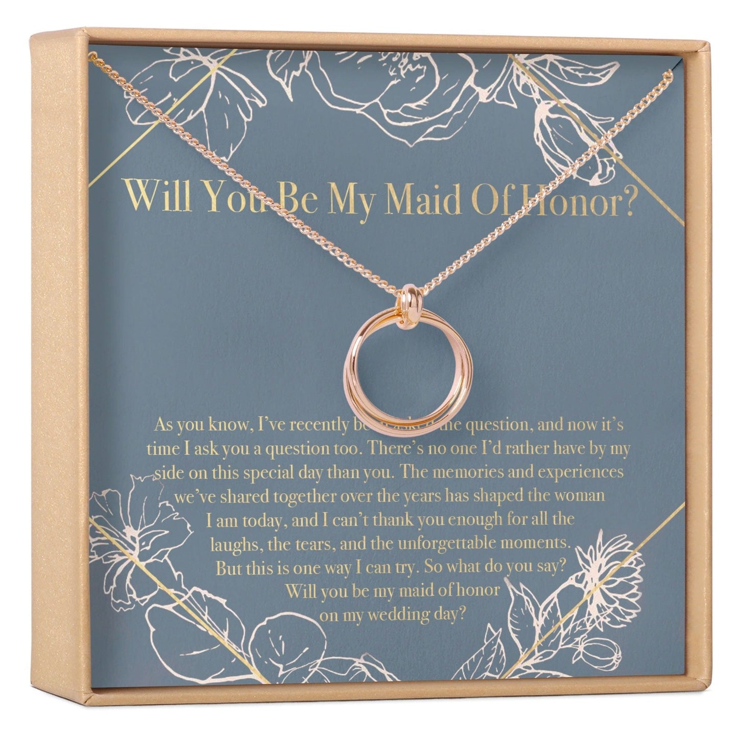 Maid of Honor Necklace, Multiple Styles