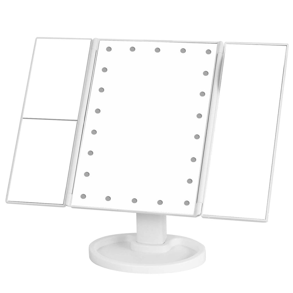 Miroir de maquillage avec 22 lumières LED