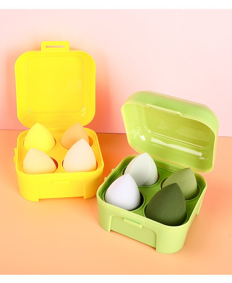 Makeup Sponge Set with Storage Case – 4/8-Piece Blender Kit for Foundation & Concealer (MMU039)
