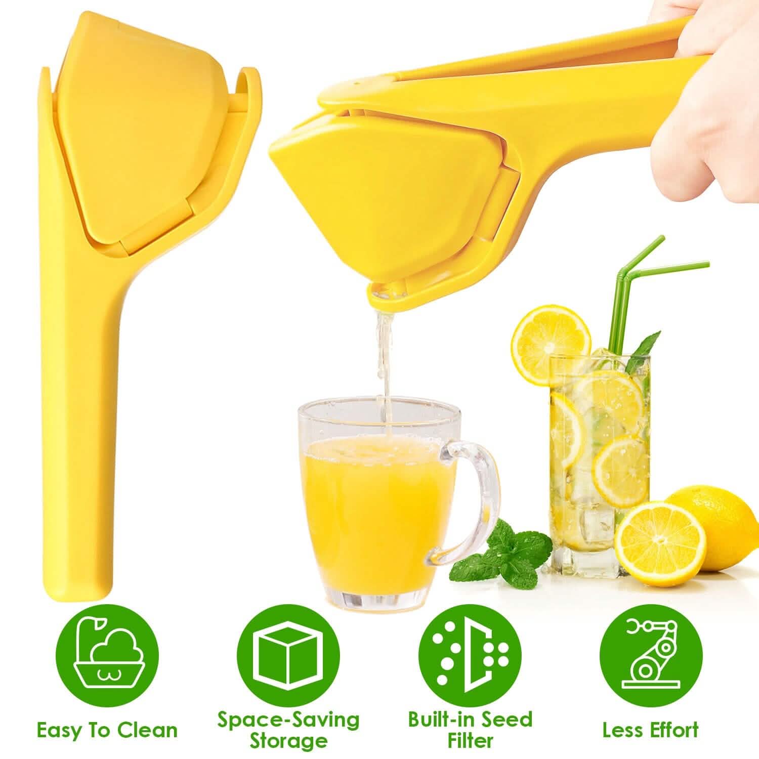 Manual Lemon Squeezer Fold Flat Design