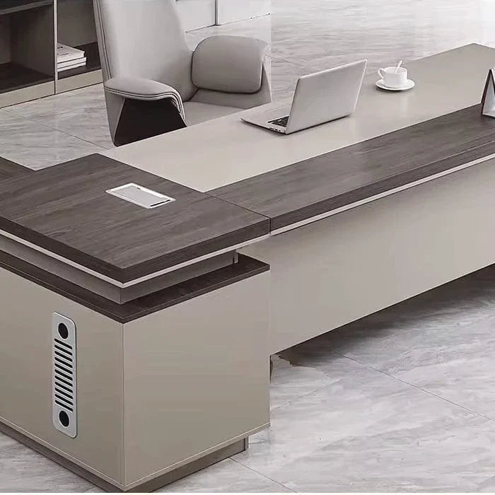 Purdue · Modern L-Shaped Executive Desk