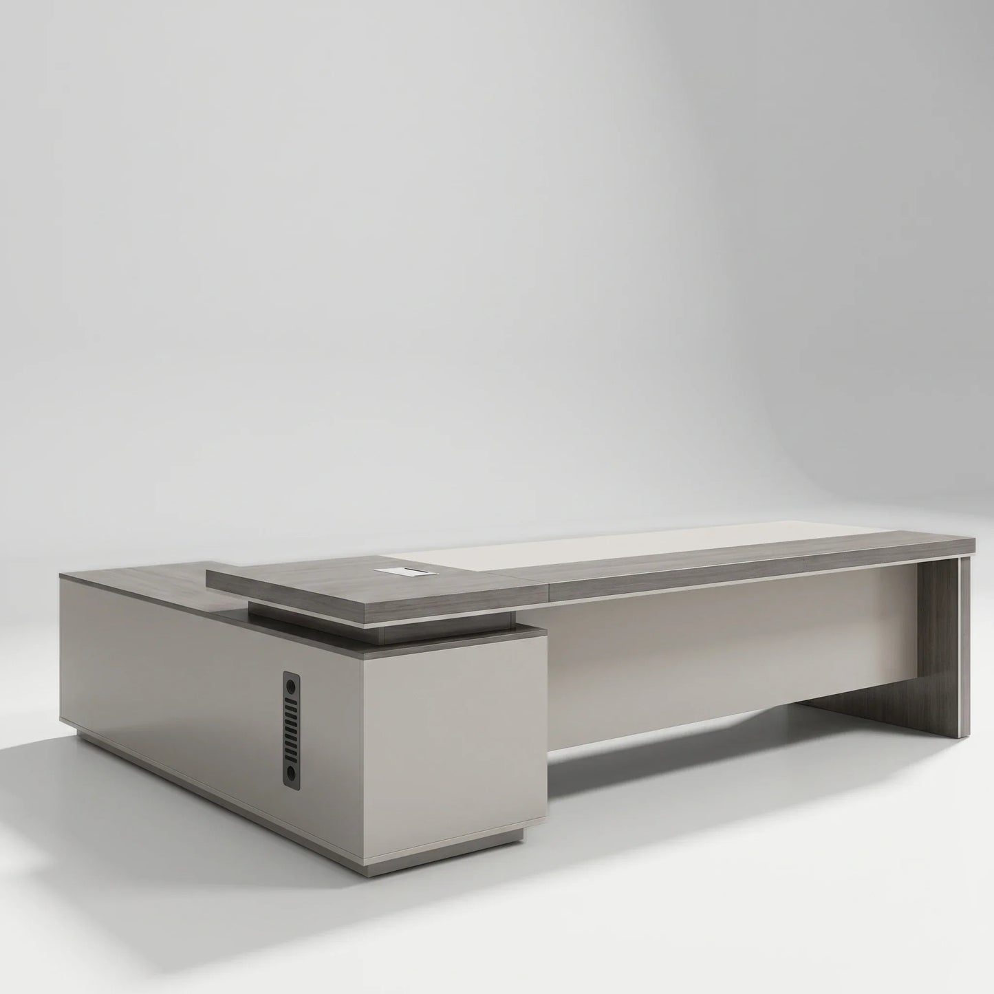 Purdue · Modern L-Shaped Executive Desk