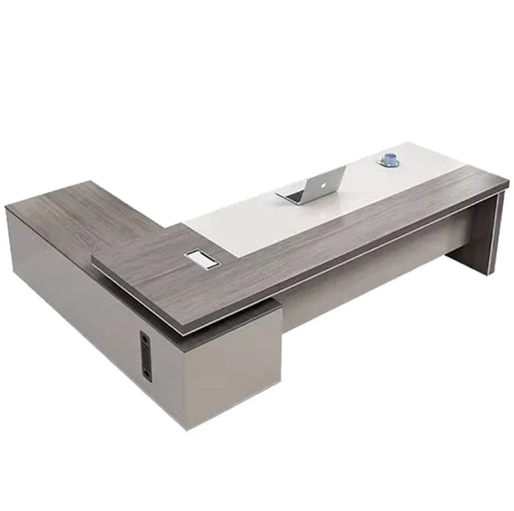 Purdue · Modern L-Shaped Executive Desk