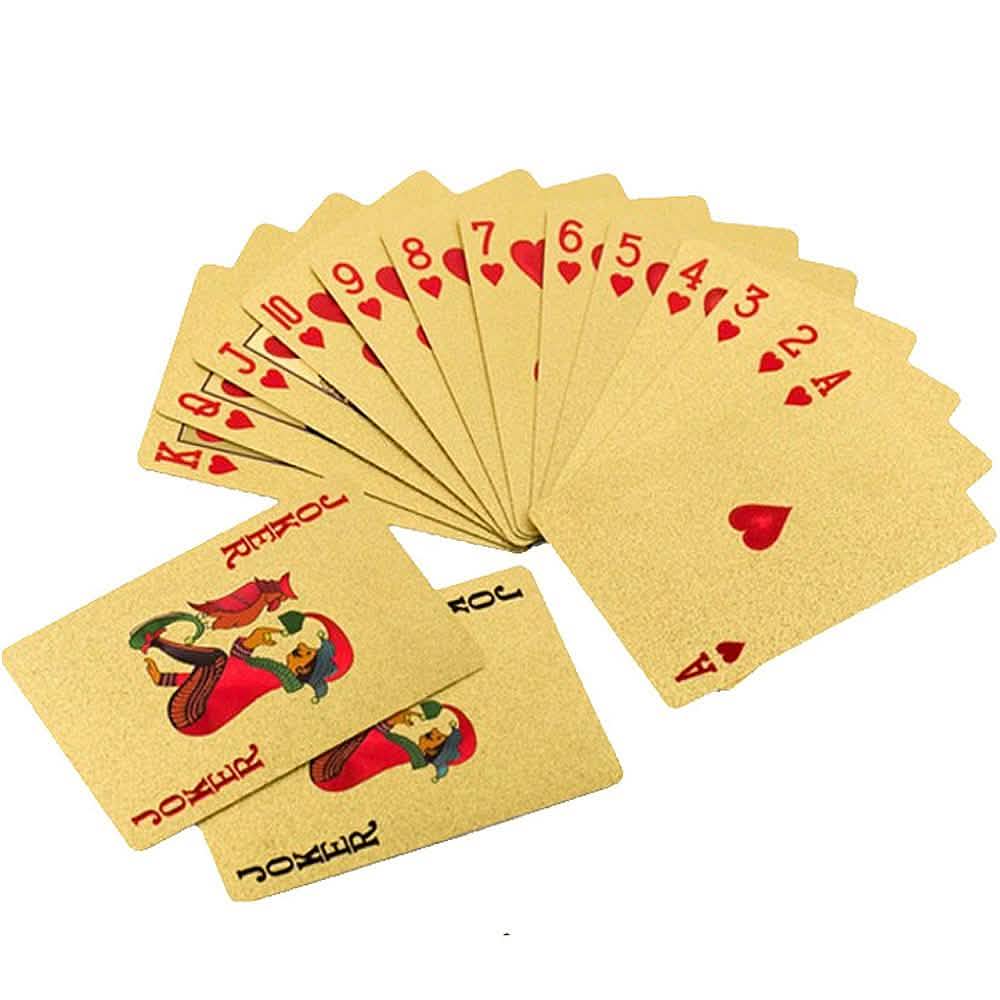 Cartes à jouer imperméables mates