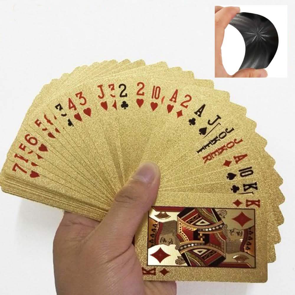 Cartes à jouer imperméables mates