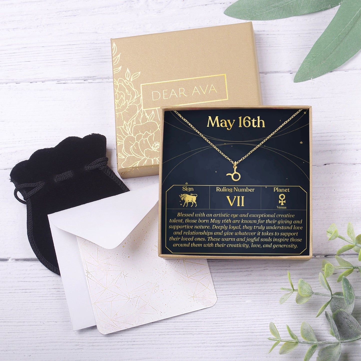 May 16th Taurus Necklace
