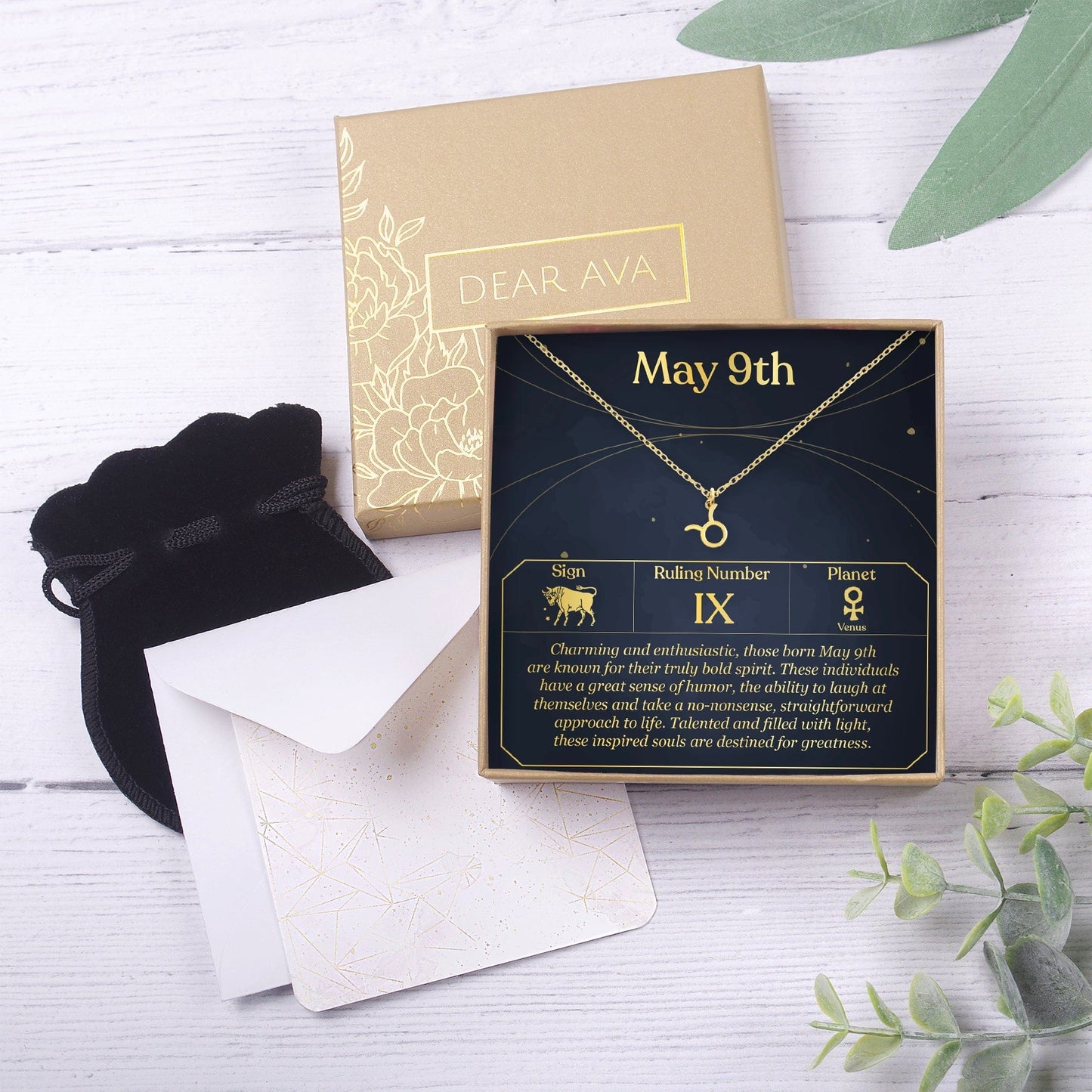 May 9th Taurus Necklace