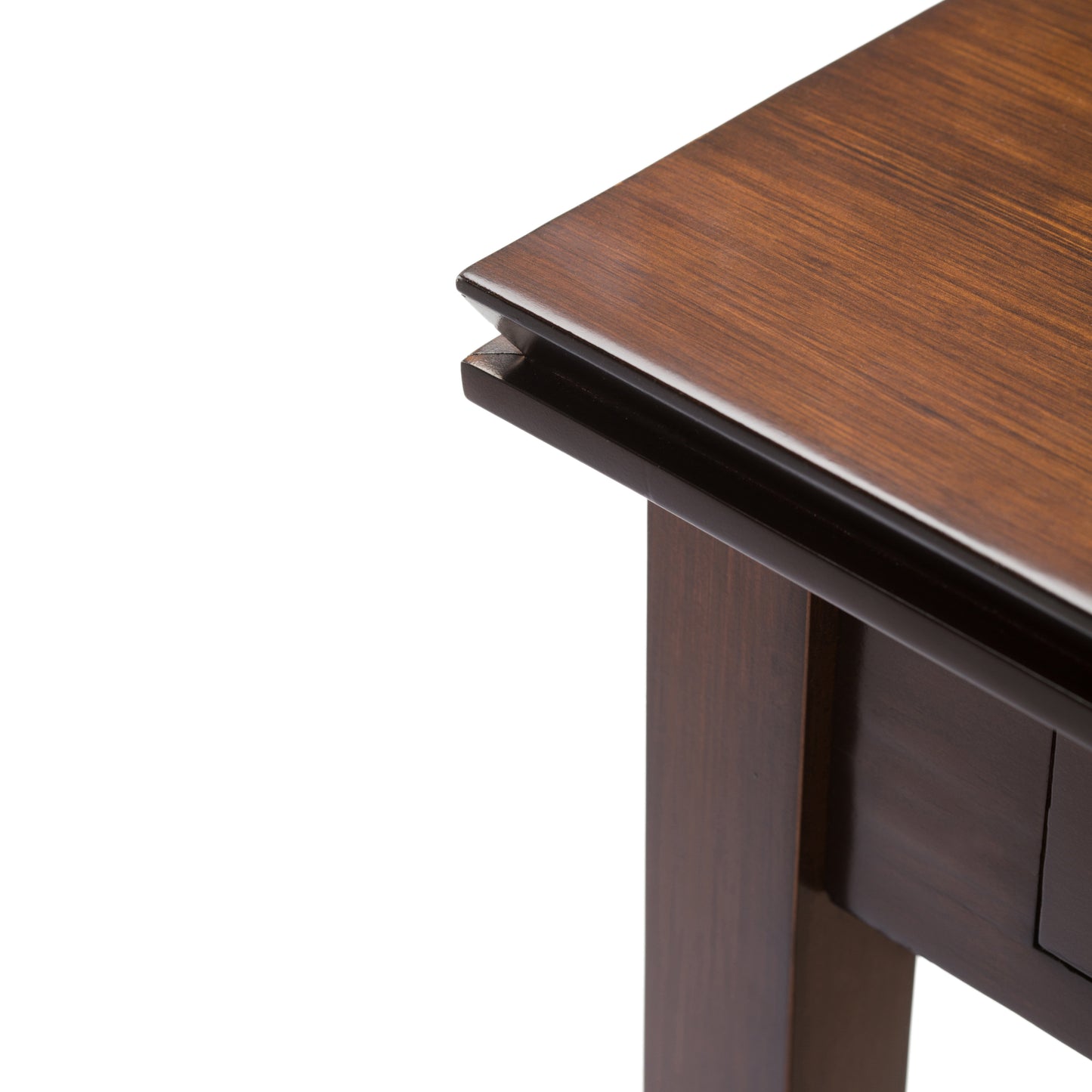 Artisan 46 Inch Wide Solid Wood Coffee Table in Russet