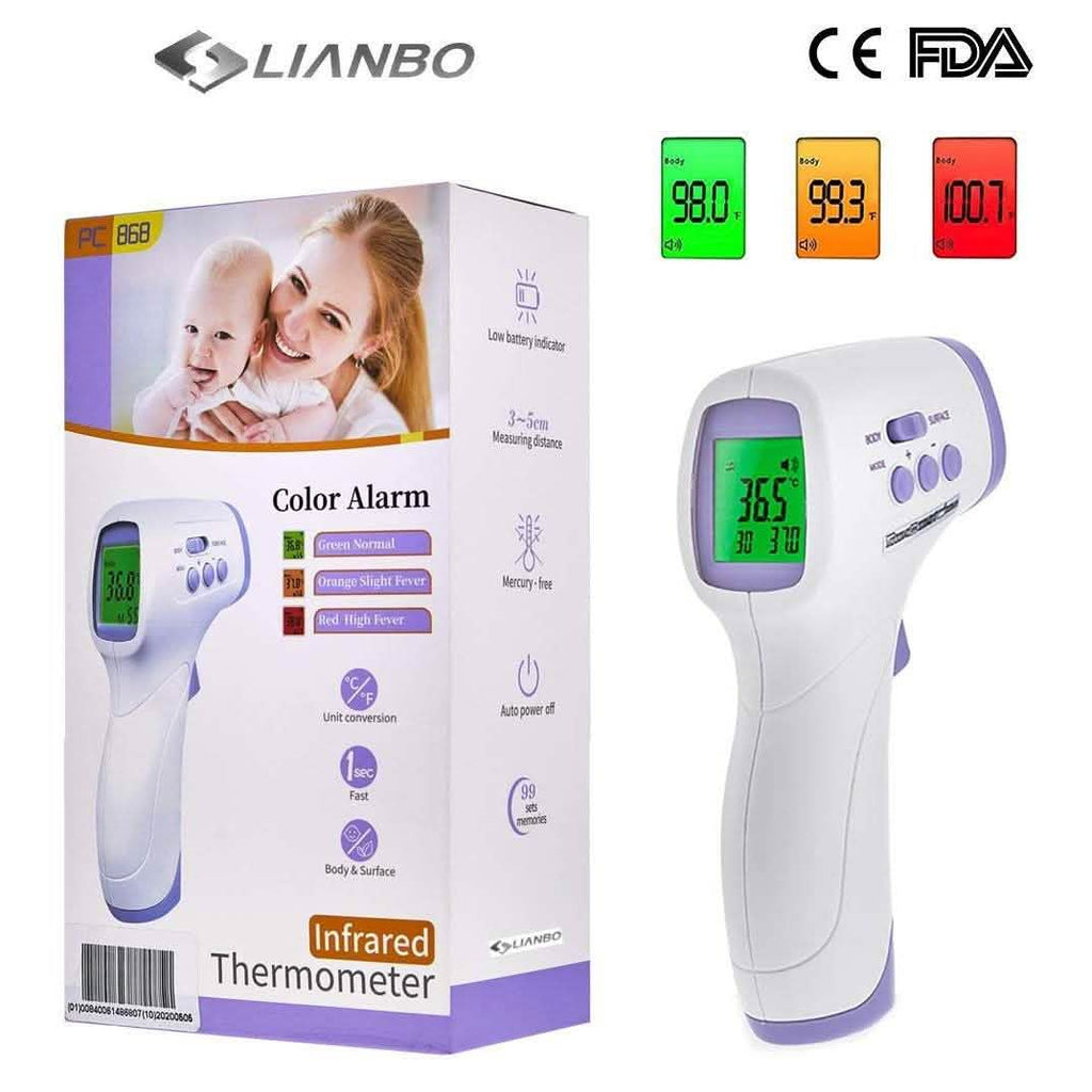 Thermomètre infrarouge médical numérique sans contact à laser - F103