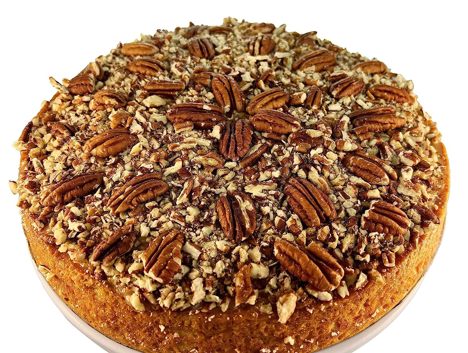 Andy Anand Caramel Pecan Cake, 9-Inch, 2 lb – Gift Boxed, Birthday, Wedding, Anniversary, Christmas, Mother's & Father's Day Dessert Gift