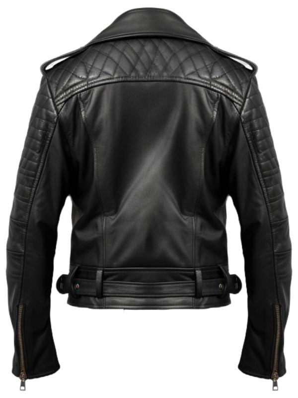 Men’s Black Biker Leather Jacket - Biker Jacket For Men