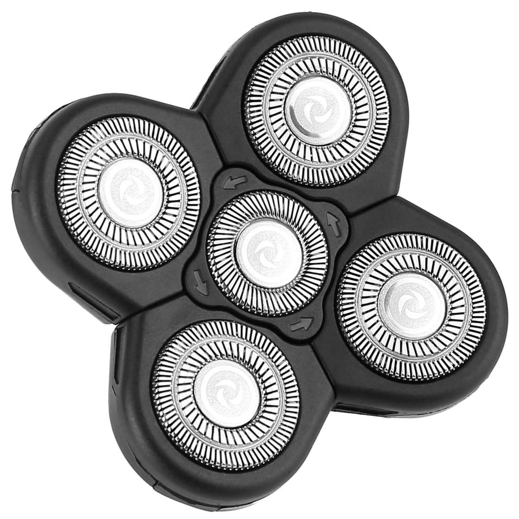 Remplacement Tête de Rasoir Électrique Homme 5 Lames pour Tondeuse Barbe