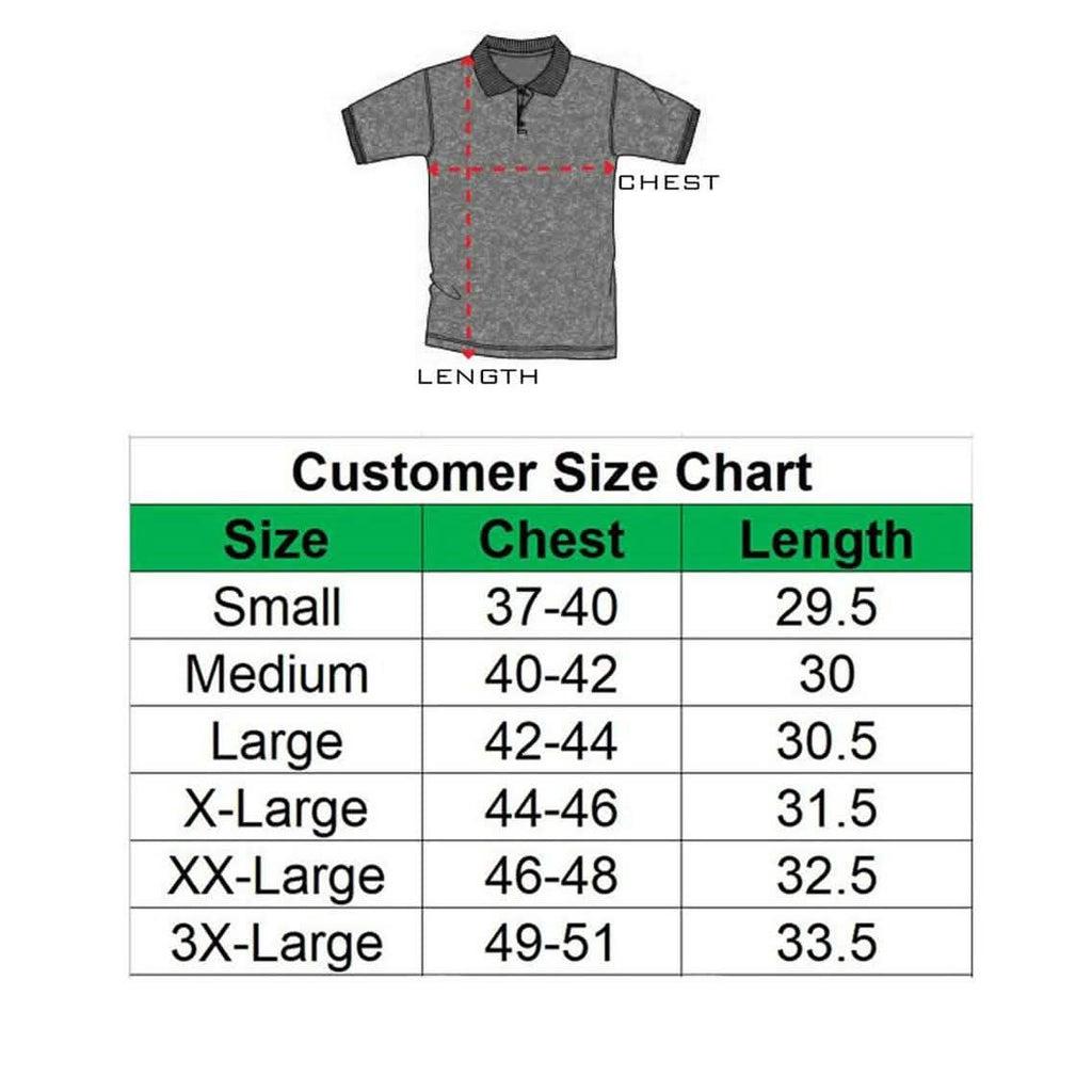Men's 3-Button Ribbed Short Sleeve Polo