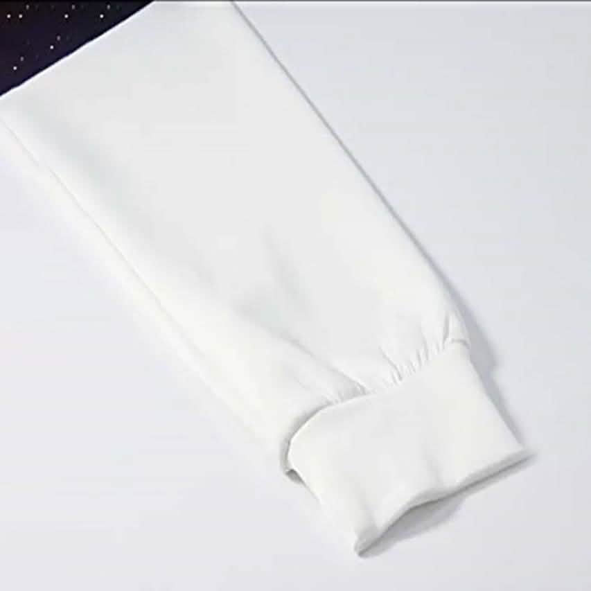 メンズ3Dプリントブロック星空ミルクフーディー