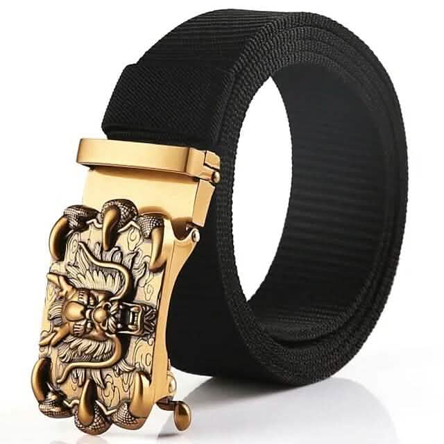 Ceinture tactique homme en similicuir