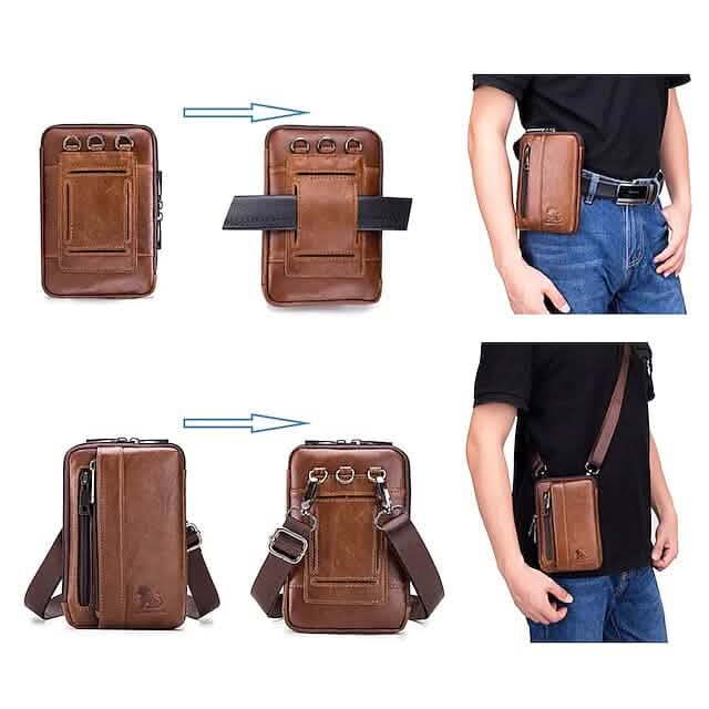 Sac banane homme sacoche sac à bandoulière sac de ceinture