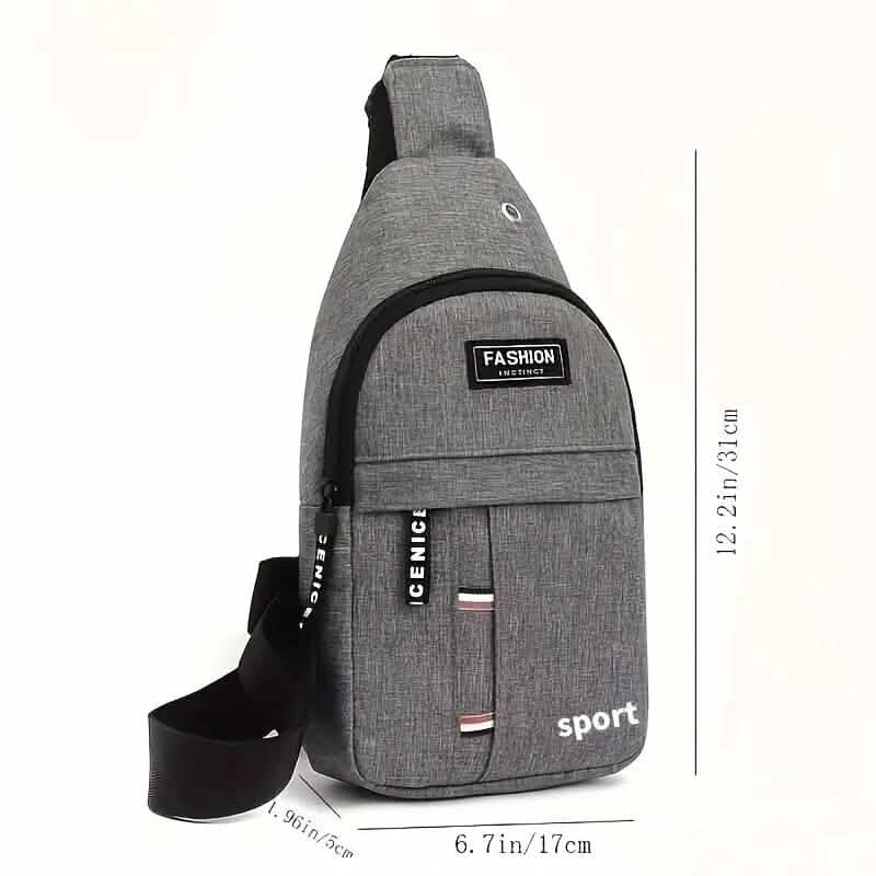 Men's Casual Waterproof Oxford Sling Chest Bag